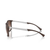 Lunettes de soleil Emporio Armani EA4150 534213 matte brown - Vignette du produit 3/3