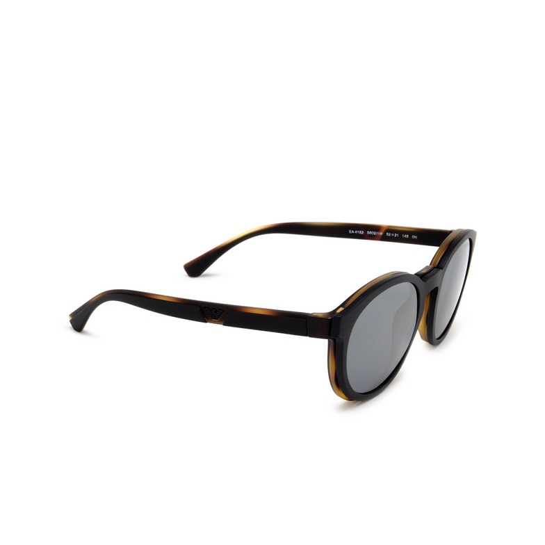 Occhiali da sole Emporio Armani EA4152 58021W matte havana - 7/7