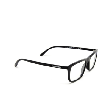 Emporio Armani EA4160 Sunglasses 50011W shiny black - three-quarters view