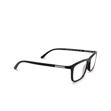 Emporio Armani EA4160 Sunglasses 50421W matte black - three-quarters view