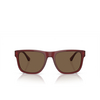 Emporio Armani EA4163 Sunglasses 507573 transparent bordeaux - product thumbnail 1/3