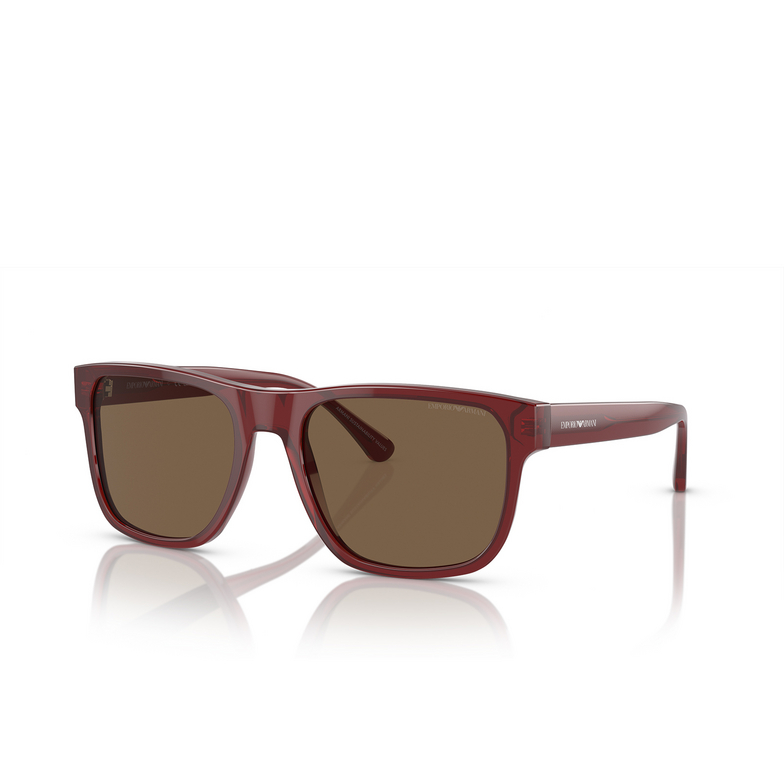 Emporio Armani EA4163 Sunglasses 507573 transparent bordeaux - 2/3