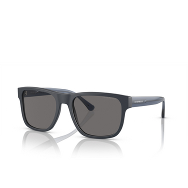 Emporio Armani EA4163 Sunglasses 508881 matte blue - three-quarters view