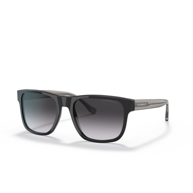 Emporio Armani EA4163 Sunglasses 58758G black - three-quarters view
