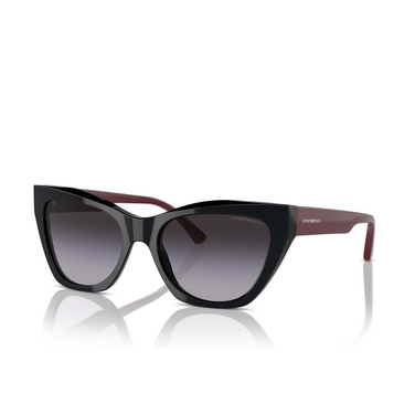 Emporio Armani EA4176 Sonnenbrillen 50178G shiny black - Dreiviertelansicht