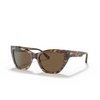 Gafas de sol Emporio Armani EA4176 502573 shiny brown havana - Miniatura del producto 2/3