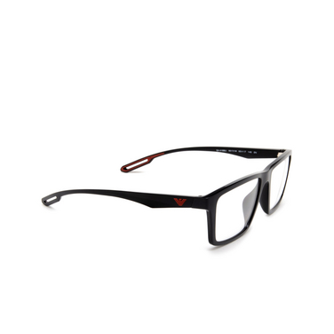 Emporio Armani EA4189U Sunglasses 50171W shiny black - three-quarters view