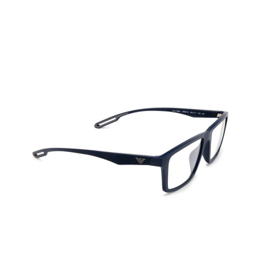 Emporio Armani EA4189U Sunglasses 50881W matte blue - three-quarters view