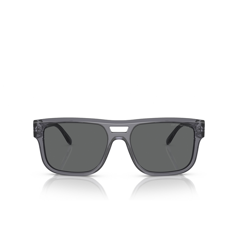 Occhiali da sole Emporio Armani EA4197 502987 transparent grey - 1/3