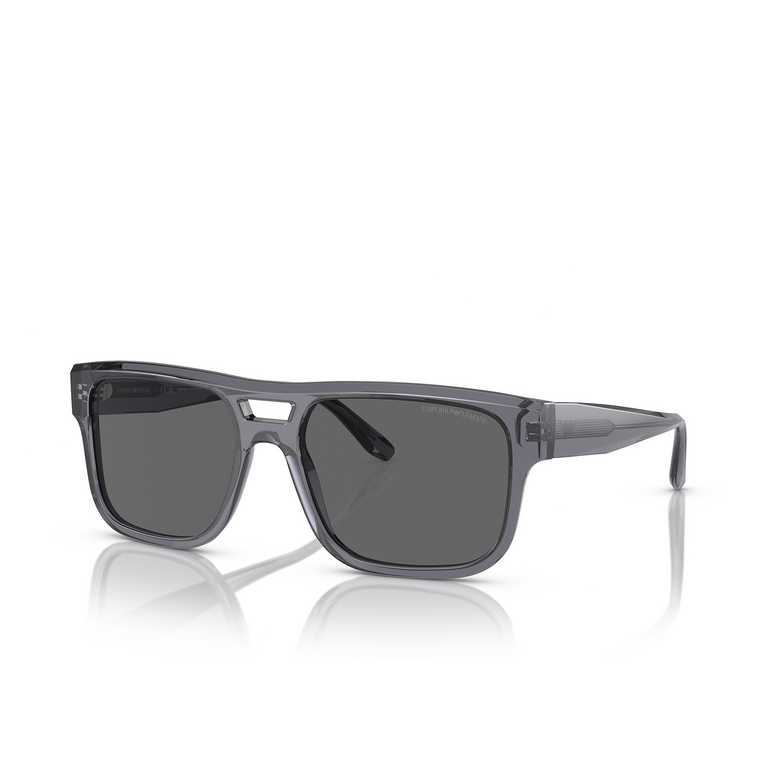 Occhiali da sole Emporio Armani EA4197 502987 transparent grey - 2/3