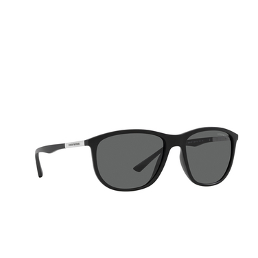 Emporio Armani EA4201 Sunglasses 500187 matte black - three-quarters view