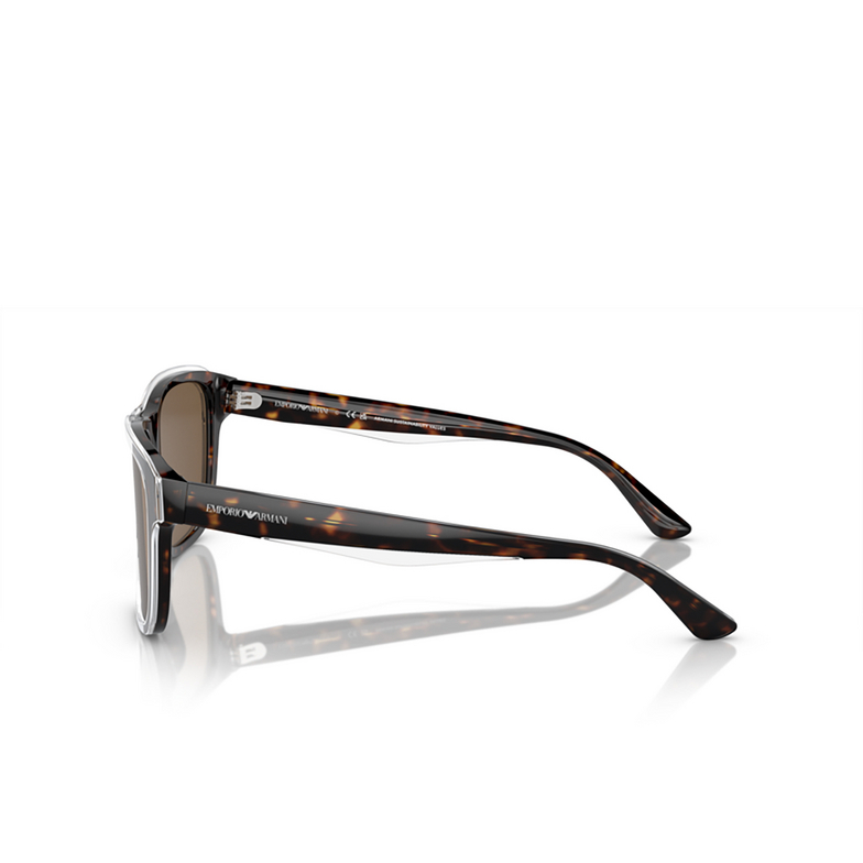 Lunettes de soleil Emporio Armani EA4208 605273 shiny havana / top crystal - 3/3