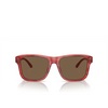 Gafas de sol Emporio Armani EA4208 605373 shiny bordeaux / top smoke - Miniatura del producto 1/3