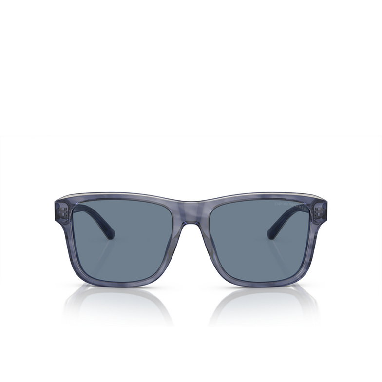 Occhiali da sole Emporio Armani EA4208 605480 shiny blue / top smoke - 1/3