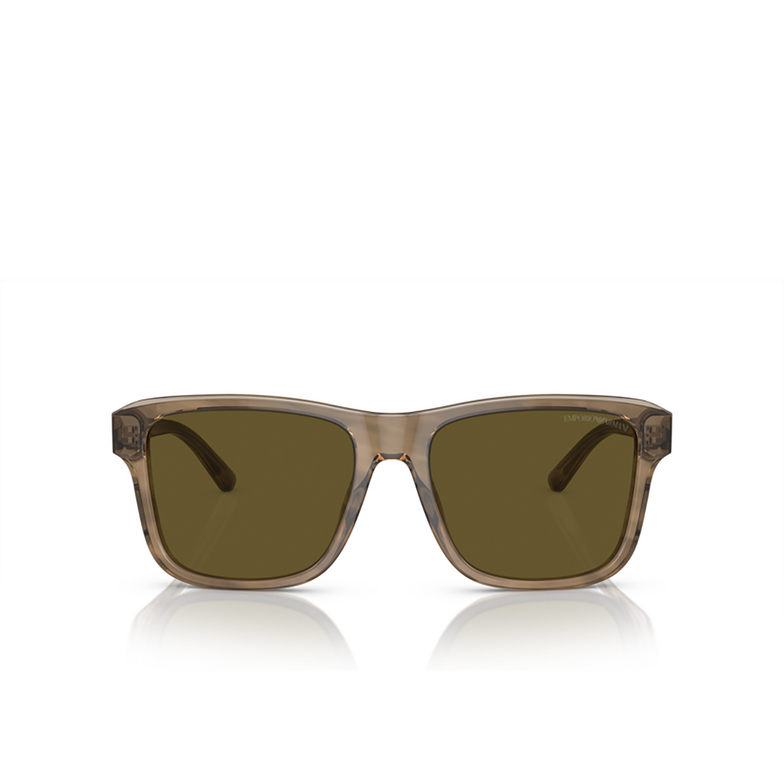 Gafas de sol Emporio Armani EA4208 605573 shiny green / top brown - 1/3