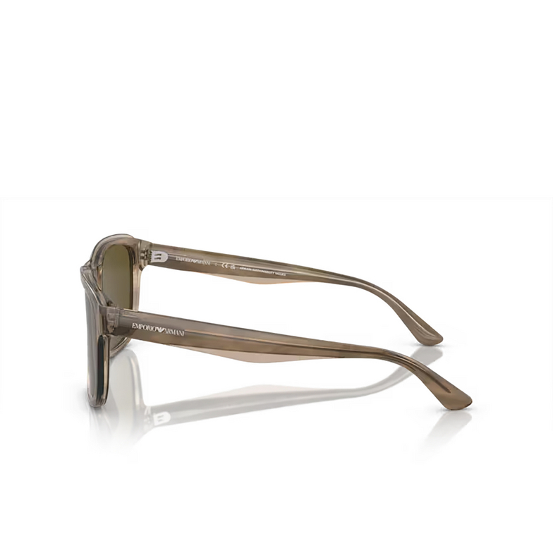 Gafas de sol Emporio Armani EA4208 605573 shiny green / top brown - 3/3