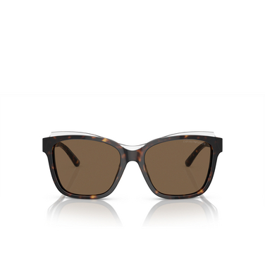 Emporio Armani EA4209 Sunglasses 605273 shiny havana / top crystal - front view