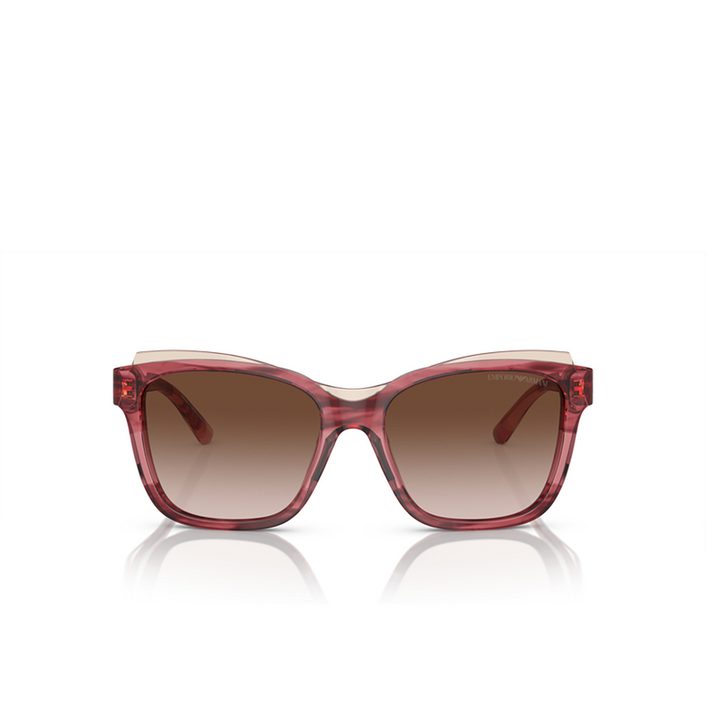 Gafas de sol Emporio Armani EA4209 605713 shiny bordeaux / top light brown - 1/3