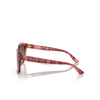 Lunettes de soleil Emporio Armani EA4209 605713 shiny bordeaux / top light brown - Vignette du produit 3/3