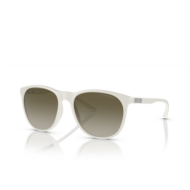 Occhiali da sole Emporio Armani EA4210 53448E matte white - tre quarti