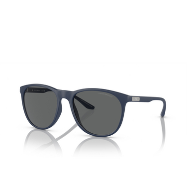 Emporio Armani EA4210 Sunglasses 576387 matte bluette - three-quarters view