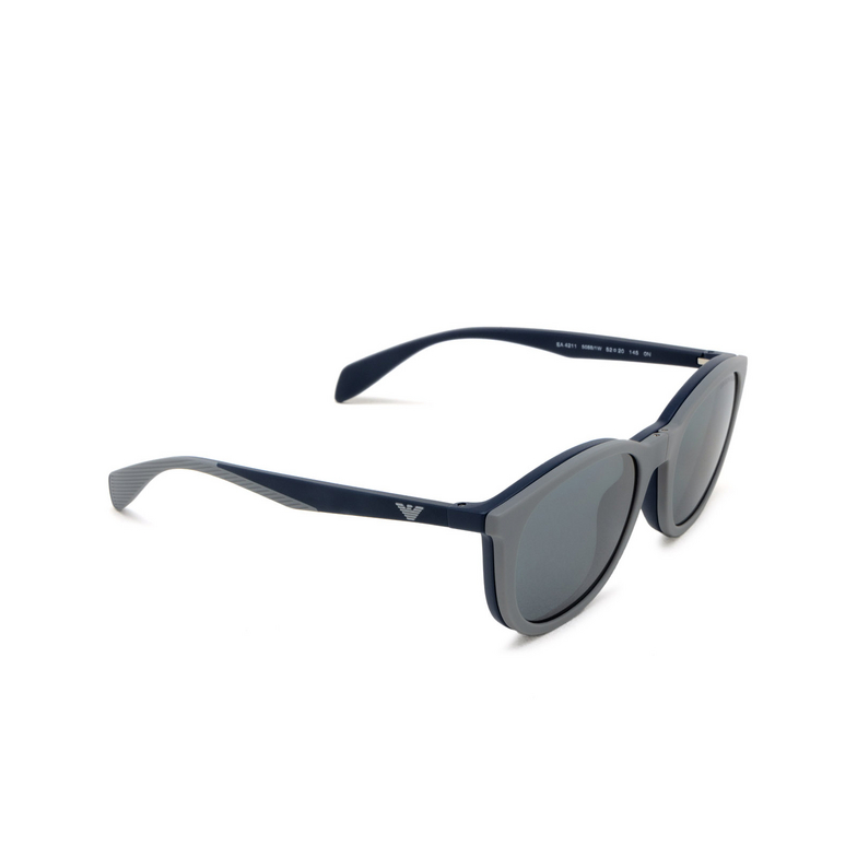 Emporio Armani EA4211 Sunglasses 50881W matte blue - 5/7