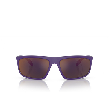 Emporio Armani EA4212U Sunglasses 52466Q matte violet / rubber black - front view
