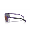 Lunettes de soleil Emporio Armani EA4212U 52466Q matte violet / rubber black - Vignette du produit 3/3