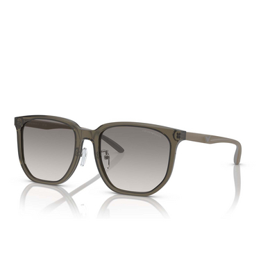 Occhiali da sole Emporio Armani EA4215D 50296I shiny transparent grey - tre quarti