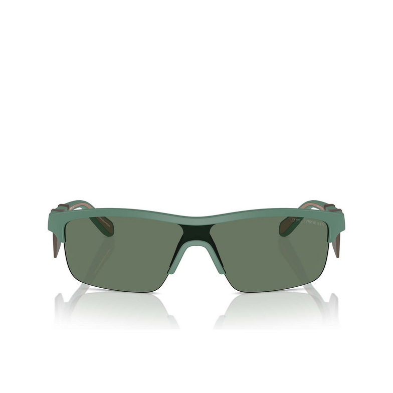 Emporio Armani EA4218 Sunglasses 610276 matte alpine green - 1/3