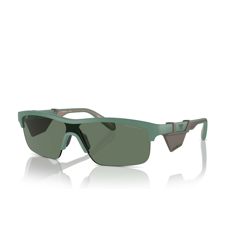 Lunettes de soleil Emporio Armani EA4218 610276 matte alpine green - 2/3