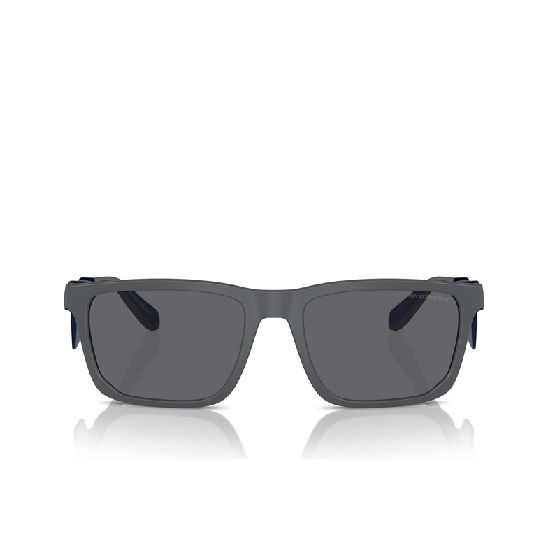 Lunettes de soleil Emporio Armani EA4219 610387 matte dark grey - 1/3