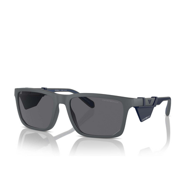 Emporio Armani EA4219 Sonnenbrillen 610387 matte dark grey - Dreiviertelansicht