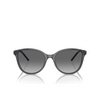 Occhiali da sole Emporio Armani EA4220 610611 shiny transparent black - anteprima prodotto 1/3