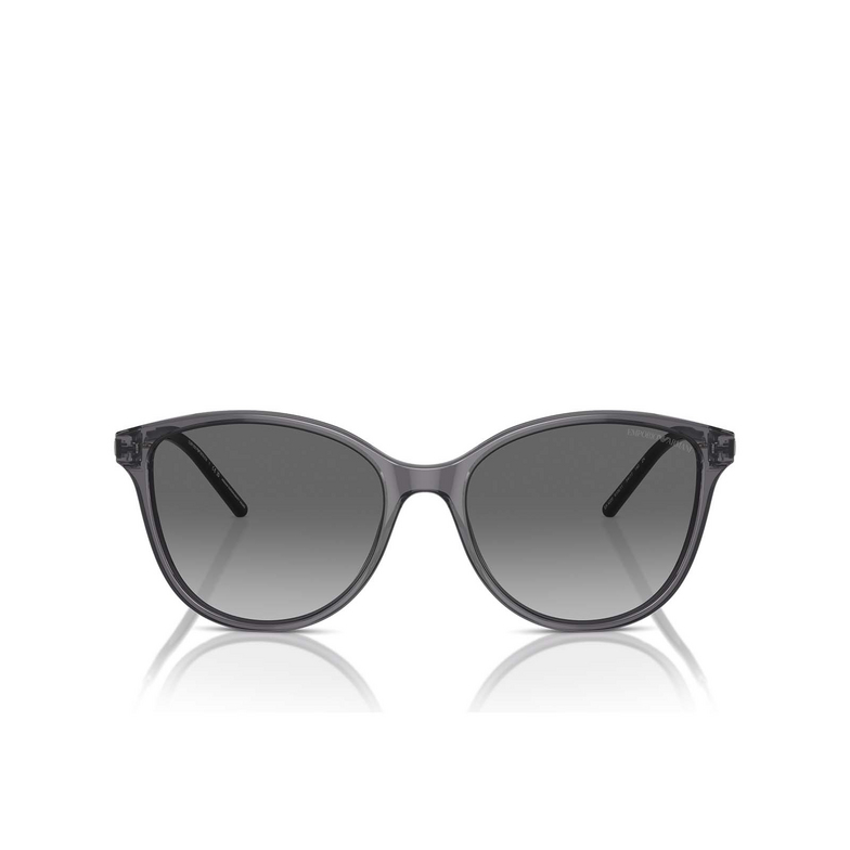 Occhiali da sole Emporio Armani EA4220 610611 shiny transparent black - 1/3