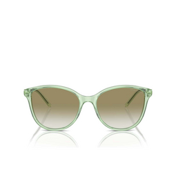 Emporio Armani EA4220 Sunglasses 61078E shiny transparent green