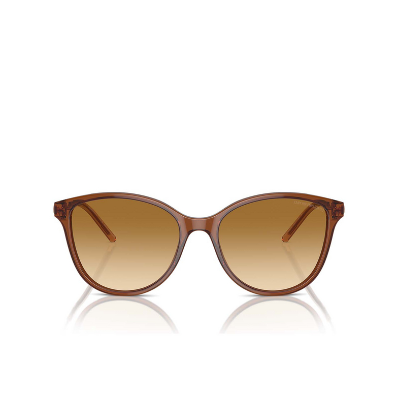 Emporio Armani EA4220 Sonnenbrillen 61103B shiny transparent light brown - 1/3