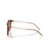 Lunettes de soleil Emporio Armani EA4220 61103B shiny transparent light brown - Vignette du produit 3/3