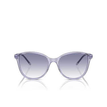 Gafas de sol Emporio Armani EA4220 611179 shiny transparent lilac - Vista delantera