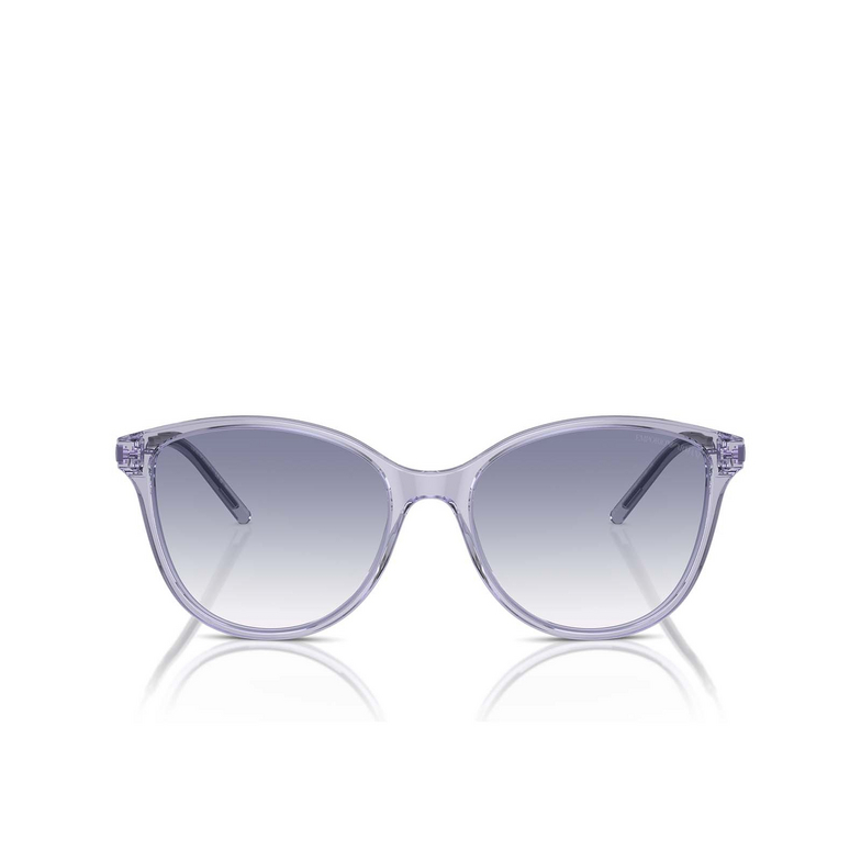 Lunettes de soleil Emporio Armani EA4220 611179 shiny transparent lilac - 1/3