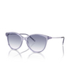 Gafas de sol Emporio Armani EA4220 611179 shiny transparent lilac - Miniatura del producto 2/3