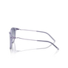 Lunettes de soleil Emporio Armani EA4220 611179 shiny transparent lilac - Vignette du produit 3/3