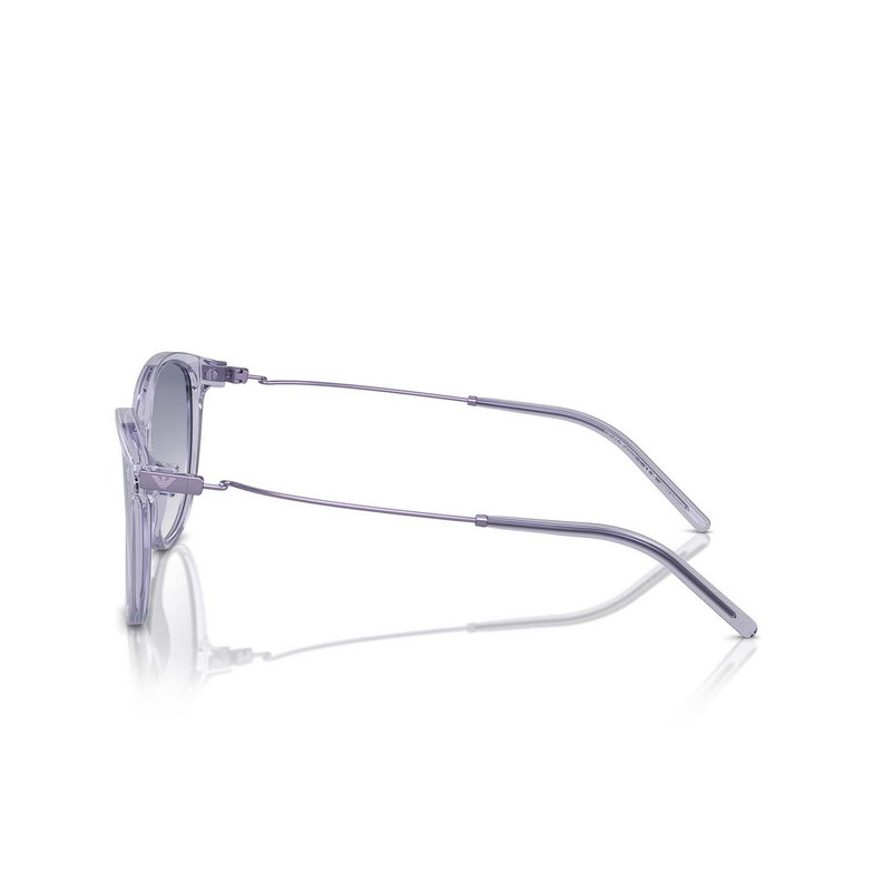 Lunettes de soleil Emporio Armani EA4220 611179 shiny transparent lilac - 3/3