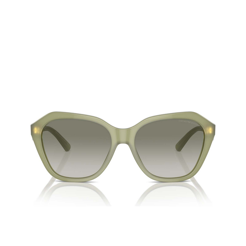 Emporio Armani EA4221 Sunglasses 61168E shiny opaline green - 1/3