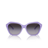 Emporio Armani EA4221 Sunglasses 61178G shiny opaline violet - product thumbnail 1/3