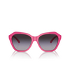 Lunettes de soleil Emporio Armani EA4221 61188G shiny opaline fuchsia - Vignette du produit 1/3