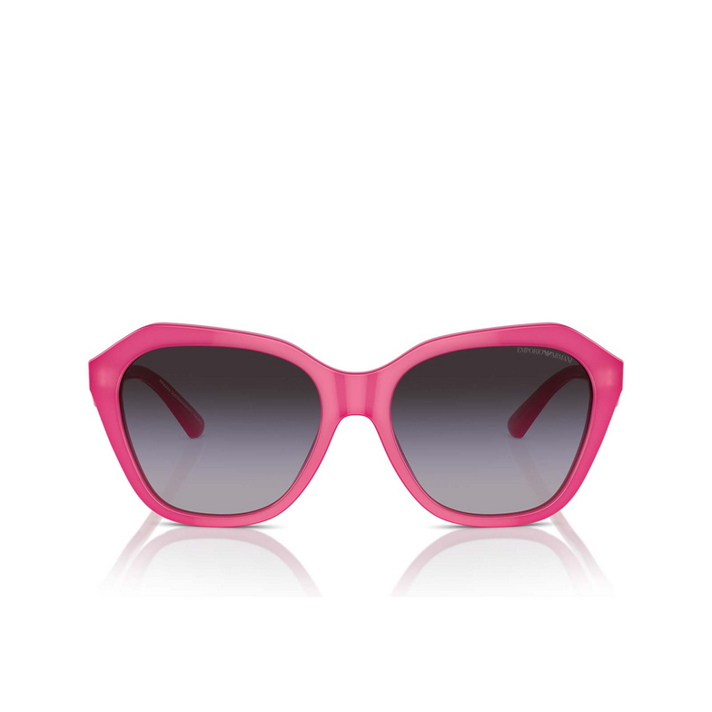 Occhiali da sole Emporio Armani EA4221 61188G shiny opaline fuchsia - 1/3