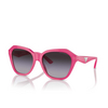 Lunettes de soleil Emporio Armani EA4221 61188G shiny opaline fuchsia - Vignette du produit 2/3