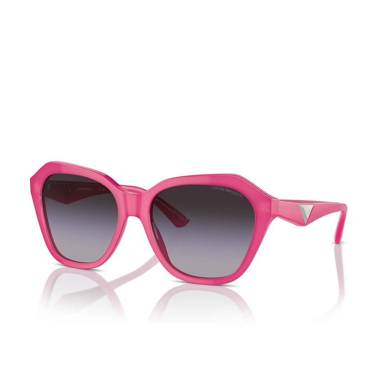 Emporio Armani EA4221 Sonnenbrillen 61188G shiny opaline fuchsia - 2/3