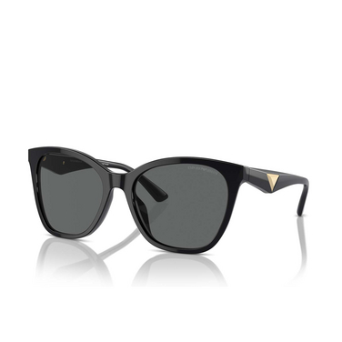 Gafas de sol Emporio Armani EA4222U 501787 shiny black - Vista tres cuartos